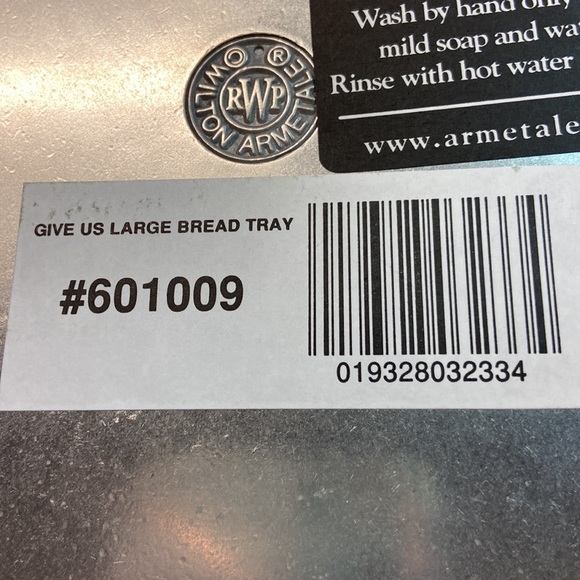 Wilton Armetale Give Us Our Daily Bread Tray New - Picture 4 of 6